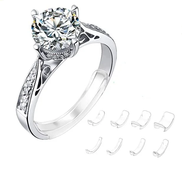 Transparent Curved Ring Adjuster Pack — main product photograph