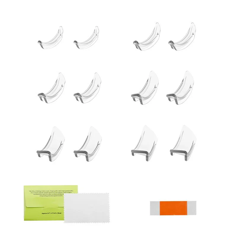 Transparent Ring Insert Pack with Cloth and Adhesive Strip — main product photograph